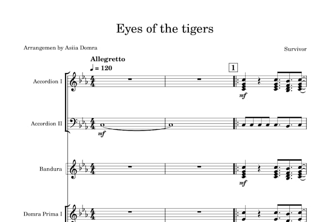 engrave, edit and format sheet music in musescore